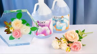 INCLY 2 Gallon Crystal Clear Epoxy Resin Kit [upl. by Addie]