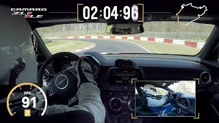 2018 Chevrolet Camaro ZL1 1LE Nurburgring Hot Lap  71604 [upl. by Hsetim]