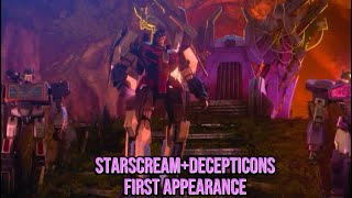 Starscreamdecepticons first appearance megatron vs Starscream fight transformers one [upl. by Rez]