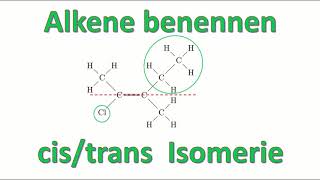 Alkene benennen mit cistransIsomerie auch ZEIsomerie genannt [upl. by Avra]