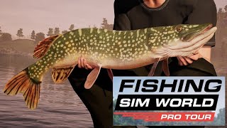 Fishing Sim World PRO TOUR  Catching a large PIKE [upl. by Icam]