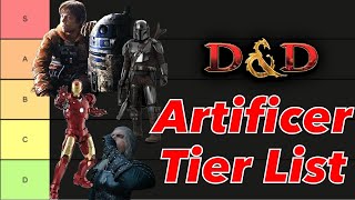 The ARTIFICER Subclasses Ranked DampD 5e [upl. by Kashden116]