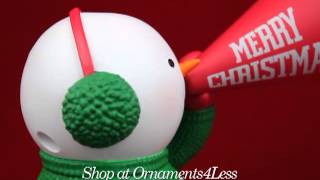 Hallmark Exclusive Magic Tabletop Decoration 2012 Christmas Cheers Snowman [upl. by Aikemahs]