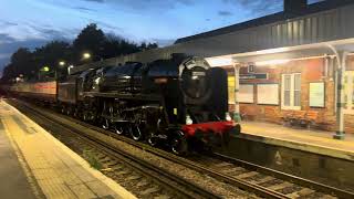 70000  57311 1Z73 Chertsey to London Victoria The Sunset Steam Express  Reigate Surrey 130824 [upl. by Korman]