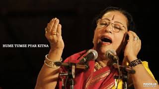 HUME TUMSE PYAR KITNA  PARVEEN SULTANA  OLD MELODIES HINDI [upl. by Logan]