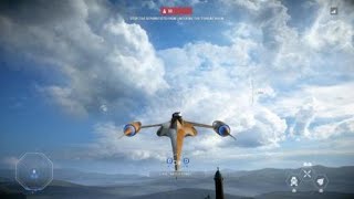 STAR WARS™ Battlefront™ II N1 Naboo Starfighter Gameplay [upl. by Most398]