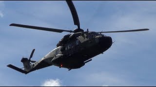 NH90 military helicopter solo flight [upl. by Atikehs628]