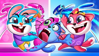 Pink vs Blue Rooms Song 💖💙  Funny Kids Songs 😻🐨🐰🦁  BowBow Nursery Rhymes amp Kids Songs [upl. by Mohammad]