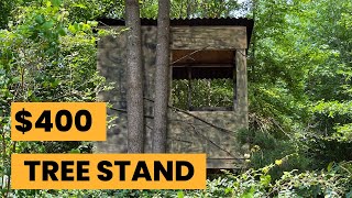 Ultimate DIY Deer Hunting Tree Stand How to Build the Perfect Deer Stand for 2023 [upl. by Kulsrud627]