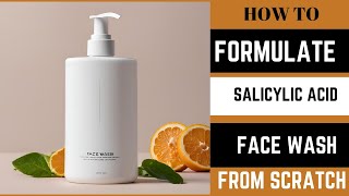 How to make SALICYLIC ACID face wash [upl. by Kassity534]