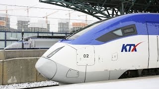 Fastest Train of South Korea KTX [upl. by Survance]