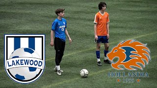 Hollandia Hoff vs Lakewood Galaxy U15 Premier boys soccer match [upl. by Ardni]