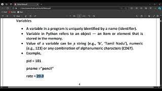 Python Variables Tamil [upl. by Ijic]