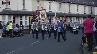 Upper Bann Fusiliers Flute Band  Blackskull Orange amp Blue FB 50th Ann 2024 [upl. by Ainolloppa]