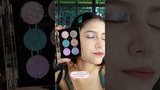 Floral eyeshadow look 🌸 koreanmakeuplook makeuptutorial [upl. by Sanchez]