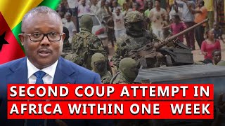 Panic in Guinea Bissau as West Africa experiences second coup attempt in one week [upl. by Adhamh]