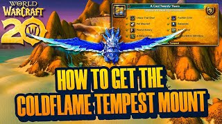 How to get the Coldflame Tempest Mount  World of Warcraft The War Within [upl. by Medina218]