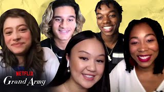 Grand Army Cast REACTS to Season 2 Rumors Exclusive [upl. by Stannfield828]