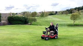 How the Bugg ease Lithium 4000 Pro Golf Cart Performs on Hilly Terrrain [upl. by Ark]