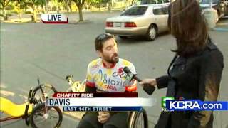 Ride Ataxia Kicks Off In Davis [upl. by Ellenar]