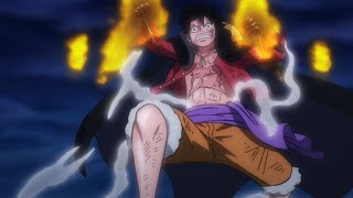 Luffy Vs Kaido Fight Scene One Piece Episode 1032  Gear 5 [upl. by Eirrahs]