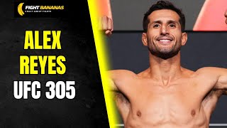 Alex Reyes previews UFC 305 fight vs Tom Nolan talks Conor McGregor amp More [upl. by Bulley460]