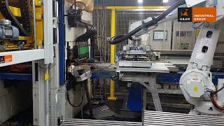 Robotisering  automatisering productielijn incl kwaliteitscontrole HAAN Industrial Group [upl. by Sairtemed]