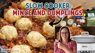 Slow Cooker Mince And Dumplings [upl. by Fina]