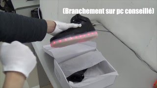 Chaussure led  Comment bien recharger vos chaussures lumineuses [upl. by Bonar]