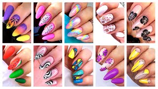 Nails Art Design 2021 ☀️ Best Summer Nail Art Compilation [upl. by Ahsiened]