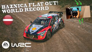 4 minutes of going flat out in EA SPORTS WRC to get this stage WORLD RECORD [upl. by Eneliak894]