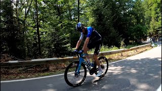 Inside the 2024 Sibiu Tour Chris Froome rides in Romania [upl. by Hilly394]