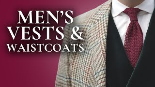 Mens Waistcoats amp Vests  What They Are amp How to Wear Them [upl. by Elleret349]