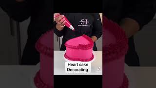 Heart cake decorating [upl. by Freddie20]