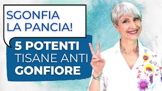 Questi 5 infusi anti gonfiore sono ideali per sgonfiare la pancia gonfia e dura [upl. by Rosalinde]