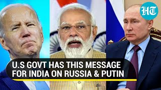 US reaches out to India on Ukraine Wants Modi govt to take stand against Putins aggression [upl. by Akemak498]