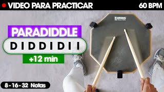 Practica tus PARADIDDLES con este video 8  16  32 Notas [upl. by Anaert714]