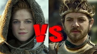 Ygritte VS Renly  WESTEROS BRAWLS [upl. by Ellevehc194]