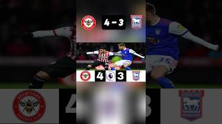 Brentford 4 vs 3 Ipswich Town All Goals and Highlights Premier League Liga Inggris short [upl. by Soigroeg]