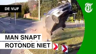 De 5 meest bizarre autocrashes in de lucht [upl. by Augy573]