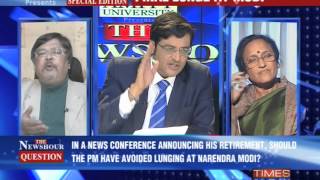 The Newshour Debate PM announces retirement  Part 1 3rd Jan 2014 [upl. by Ahsenit]