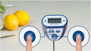 Comark DT400 Pocket Digital Thermometer Product Overview [upl. by Akers]