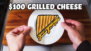 1 vs 100 Grilled Cheese [upl. by Yt]