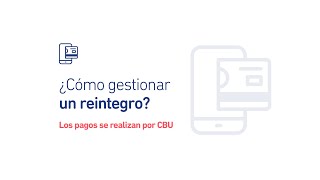 ¿Cómo gestionar un reintegro [upl. by Cordi]