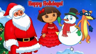 doras christmas carol adventure game  dora the explorer christmas santa adventure  dora and boots [upl. by Antonie712]