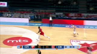 And again  Mathias Lessort throws down a stunning dunk Crvena zvezda mts  Cibona 1232018 [upl. by Aneerahs621]