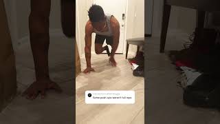 How about now Benson 💀😂 pushups challenge shorts [upl. by Lurie]