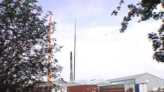 Canning Town Glass SwintonSouth Yorkshire Chimney Demolition [upl. by Ylle]