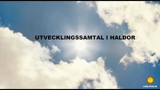 Utvecklingssamtal i Haldor  förskolan [upl. by Erleena]