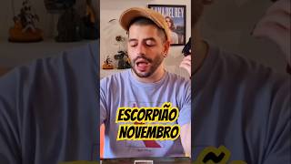 Escorpião Novembro  tarot escorpião leiruramensal [upl. by Harlow]